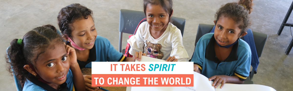 It takes spirit to change the world.